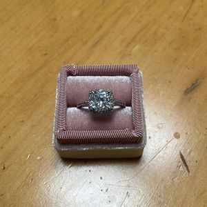 Moissanite cocktail ring